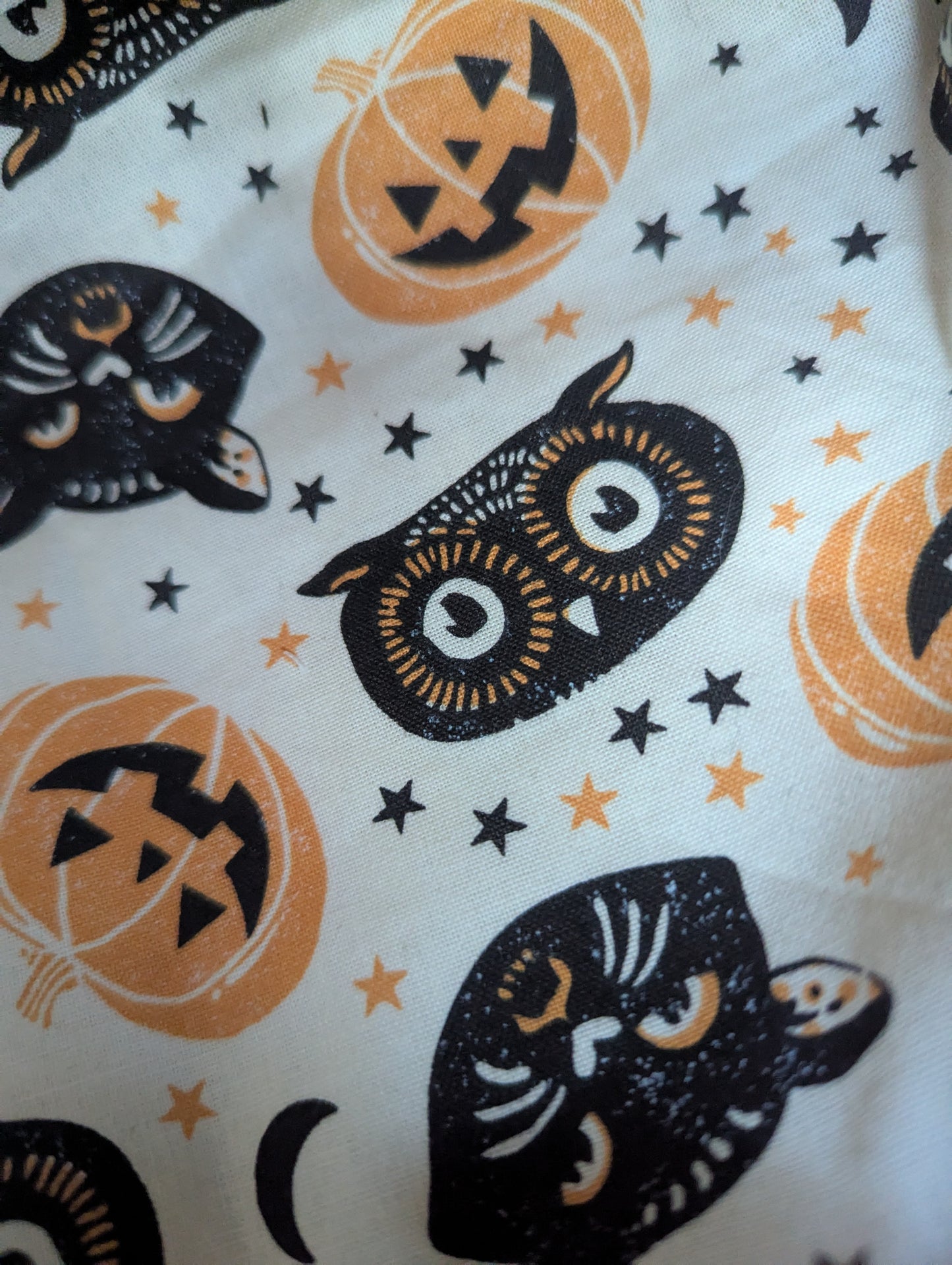 Cat Jack-o'-lantern bag