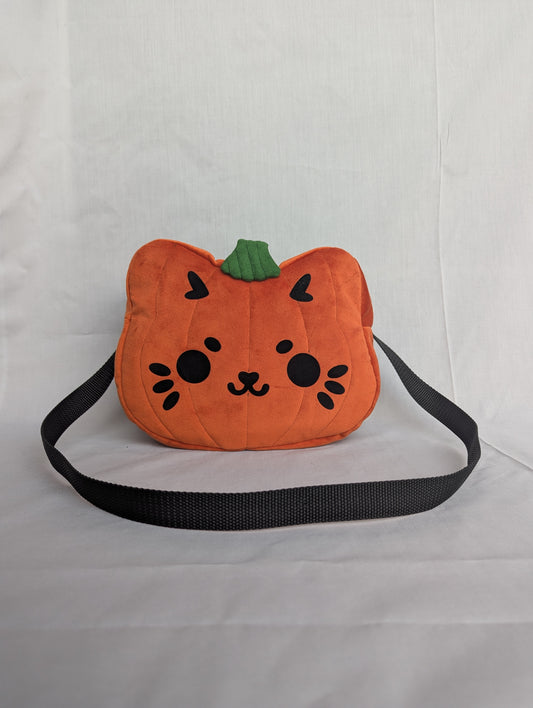 Cat Jack-o'-lantern bag